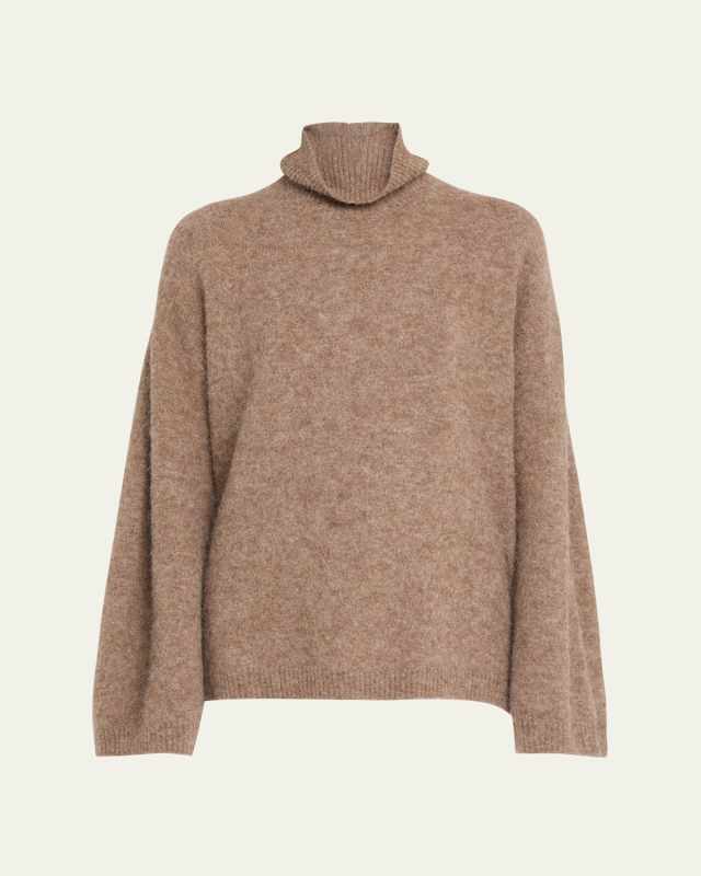 Mallory Combo Turtleneck Sweater